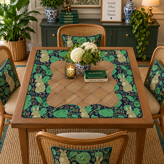 William Morris Rabbit Patch Mahjong Mat