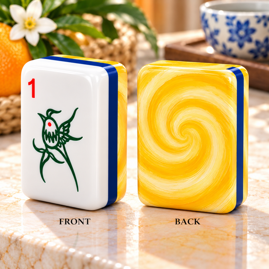 Let The Sunshine In Yellow 3layer American Mini  Mahjong Set
