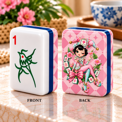 Mahjie The Mascot Modtastic 3Layer Mini American Mahjong Set - Splash Of Mahj And Color Co.