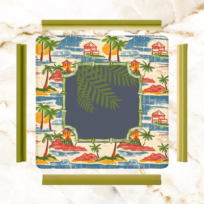 Old World Vintage Florida Beach Heritage Collection Mahjong Mat