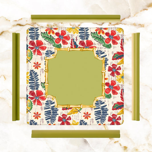 Heirloom Vintage Floral Preppy, Heritage Collection Mahjong Mat