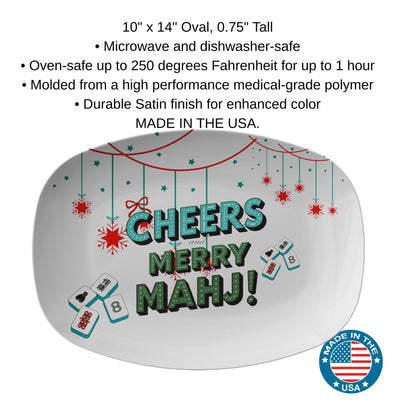 Mahjong Merry And Mahj Cheerful Hosting Party Platter