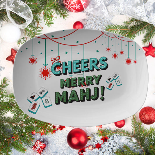 Mahjong Merry And Mahj Cheerful Hosting Party Platter