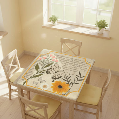 The Vintage Scrapbook Heirloom Butterfly, Floral Garden Mahjong Mat - Splash of Color Co.
