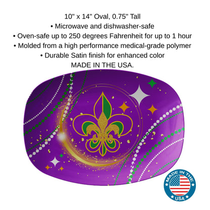 Mardi Gras Party Platter - Splash of Color Co.