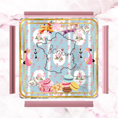 Mahjong Mat, French Patisserie Florals And Roses