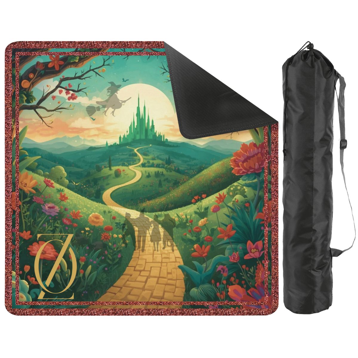 Wizard Of Oz Mahjong Mat Whimsical Land Of - Splash of Color Co