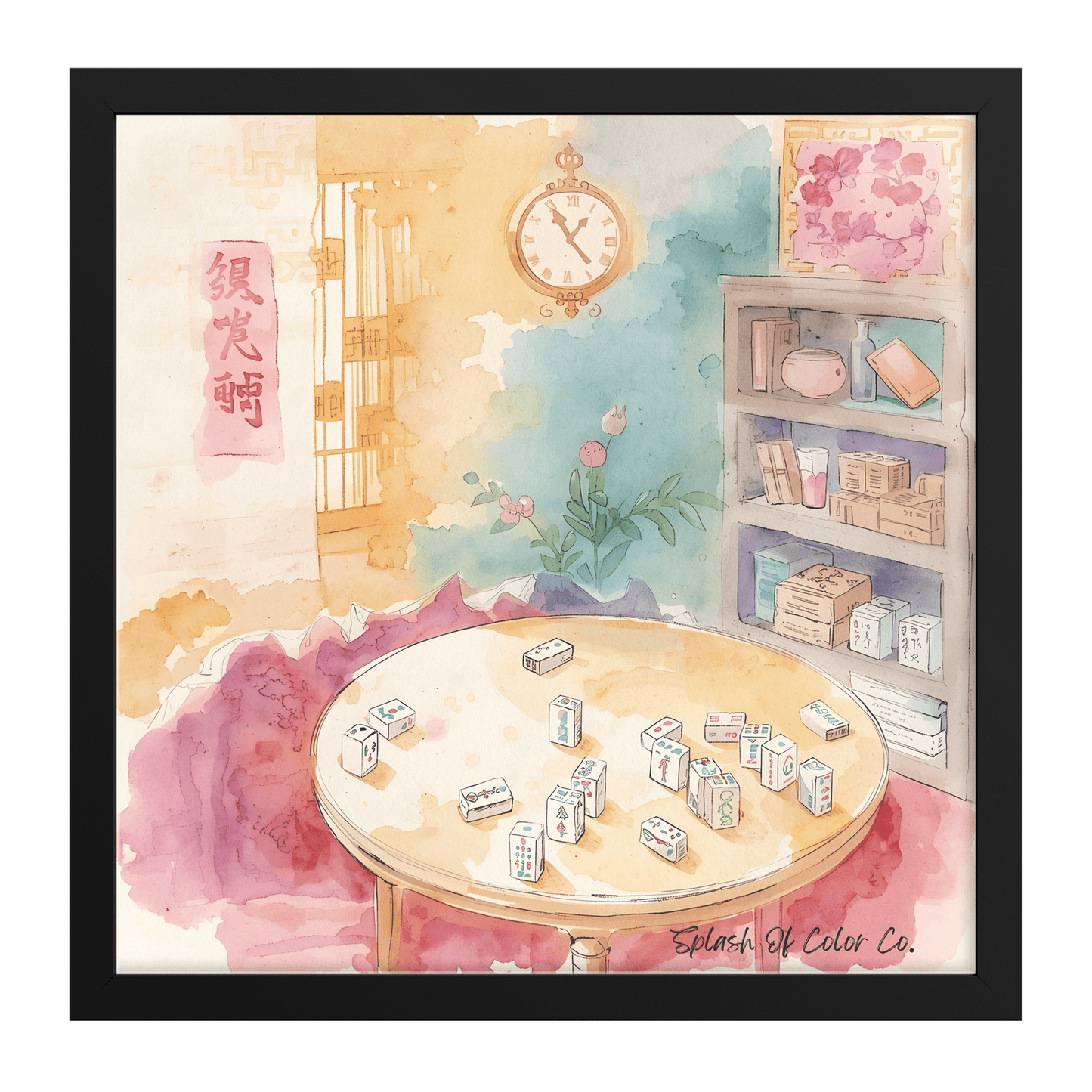 Whimsical_Watercolor_Mahjong_Game_Room_F_FAP_Square_Main_Black_Mockup.png