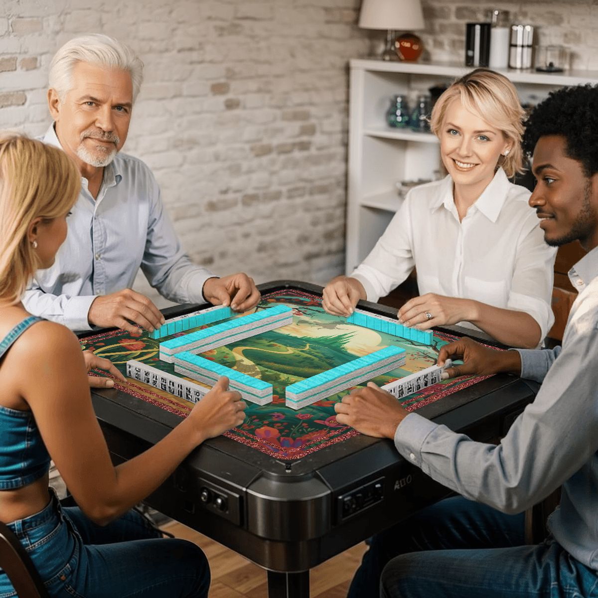 Wizard Of Oz Mahjong Mat Whimsical Land Of - Splash of Color Co.