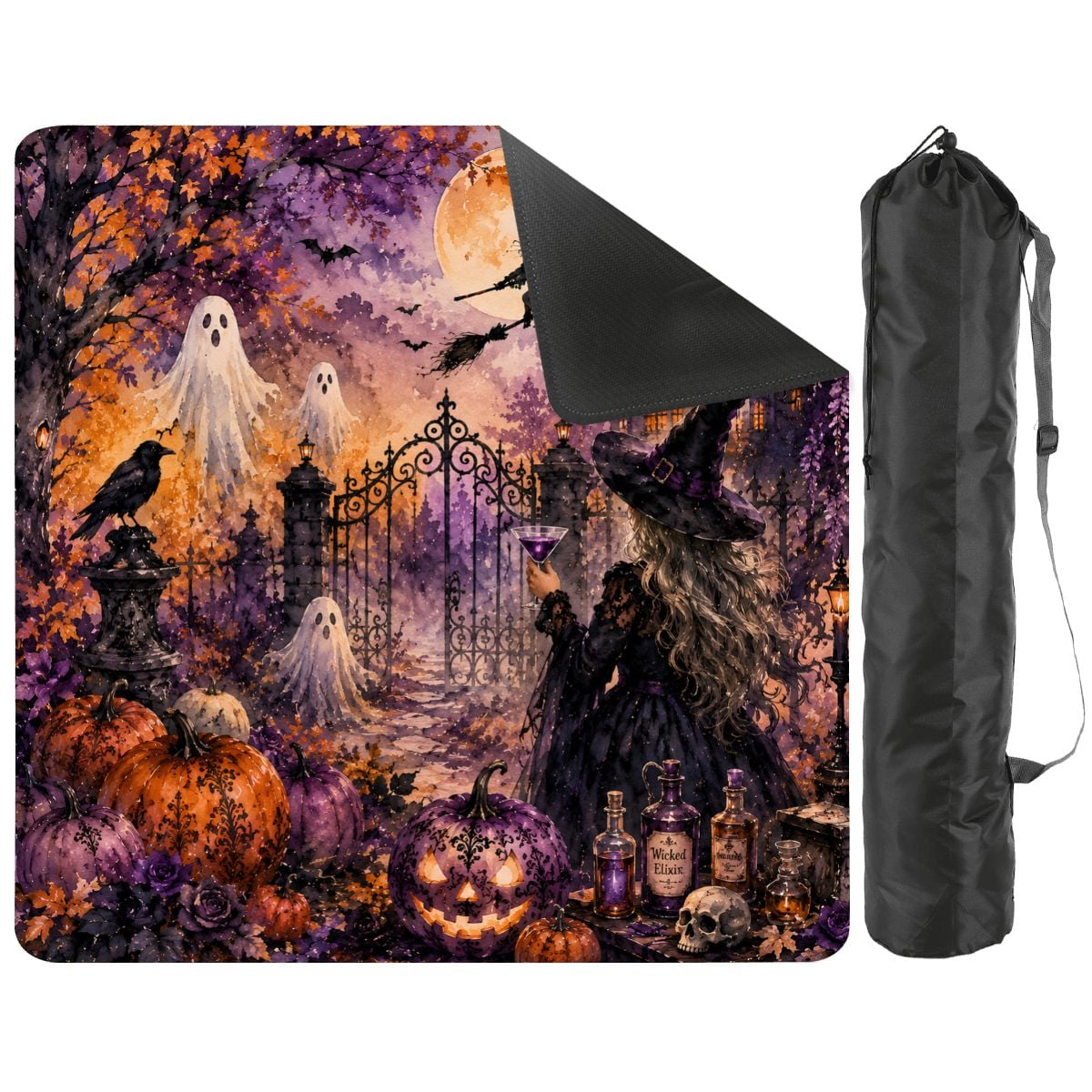 It Twas The Night Before Halloween Wicked Mahjong Mat