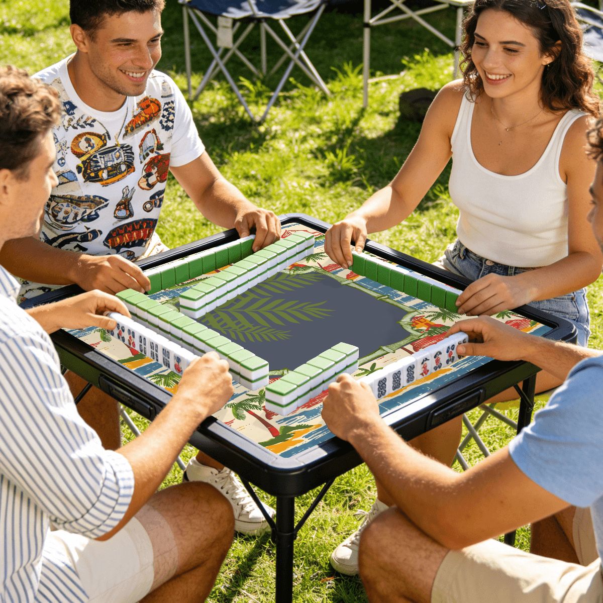 Old World Heritage Mini Mahjong Mat - Splash of Color Co.