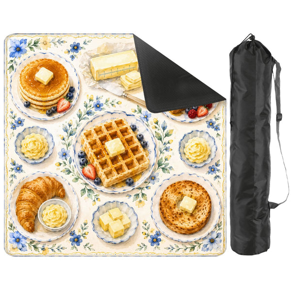 Everything's Better With Butter Mahjong Brunch Mat