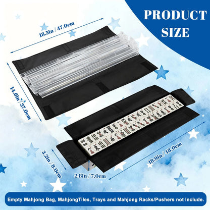 Mahjong Bag Set Watercolor Green, Pink Pastel Bundle Bag - Splash of Color Co.