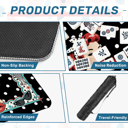 Modcentric 50s Polka Dot Mahjong Mat