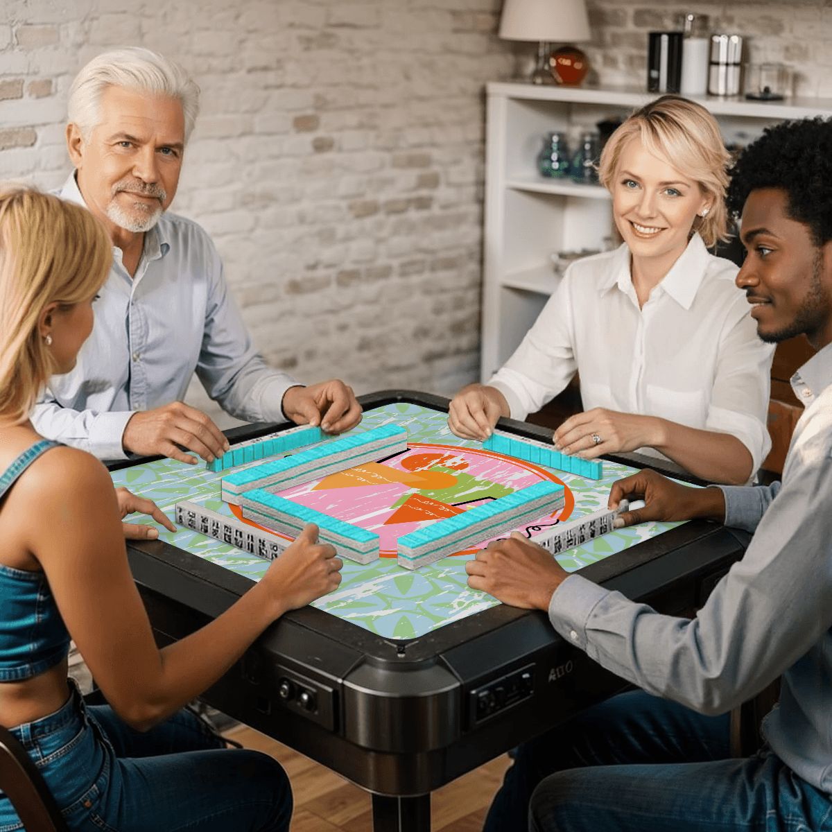 Modern Mixology Mahjong Mat - Splash of Color Co.