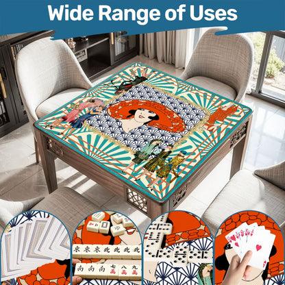 The Roaring 1920's Art Deco Mahjong Mat - Splash of Color Co.