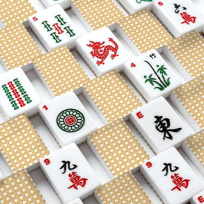 Vintage Cane You Dig It American Mahjong Tiles And Carry Case