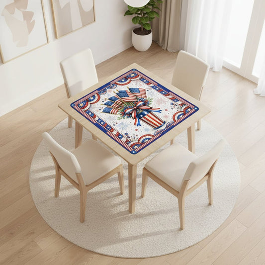 American Pie USA Patriotic Mahjong Mat - Splash of Color Co.