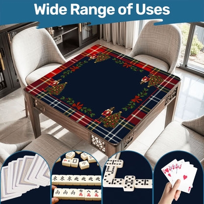 Ralph's Christmas Story Tartan Plaid Mahjong Mat - Splash Of Mahj And Color Co.
