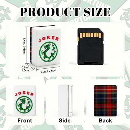 Tartan Plaid Traditional American Mahjong Tiles And Carry Case - Splash Of Mahj And Color Co.