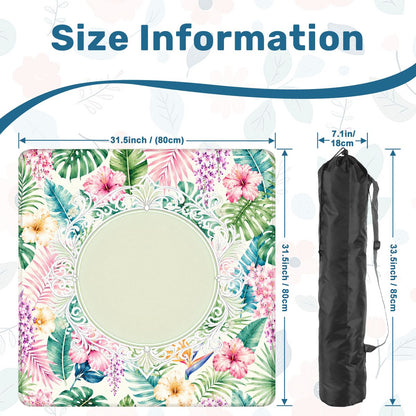 Jungle Love Pastel Chinoiserie Mahjong Mat