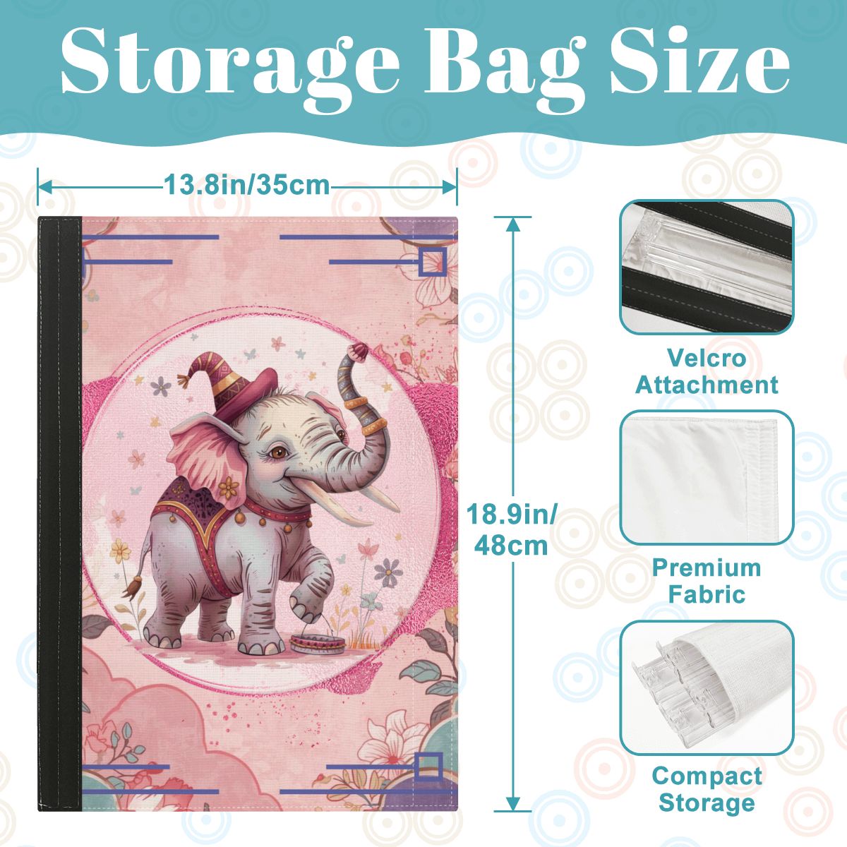 Tilley Tusk Whimsical Designed 4 Mahjong Tile Pusher Racks with Bag - Splash of Color Co.