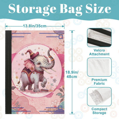 Tilley Tusk Whimsical Designed 4 Mahjong Tile Pusher Racks with Bag - Splash of Color Co.