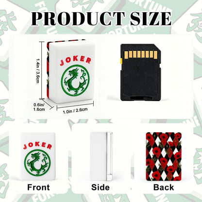 Harlequin Romance Red Poppy Play American Mahjong Tiles And Carry Case - Splash Of Mahj And Color Co.