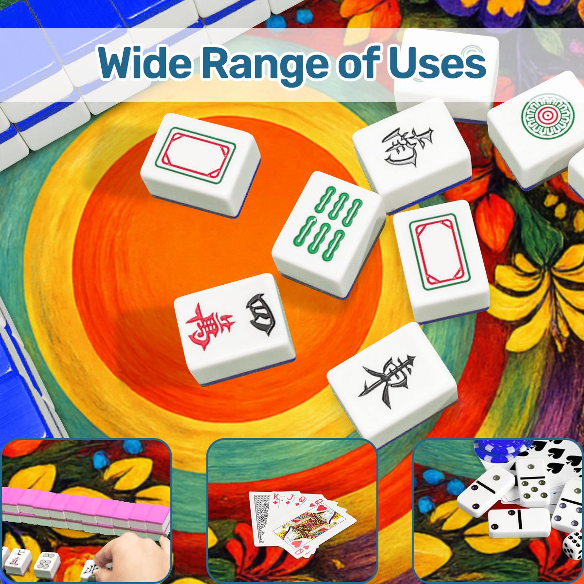 Viva Fiesta Bloomware Mahjong Mat - Splash of Color Co.