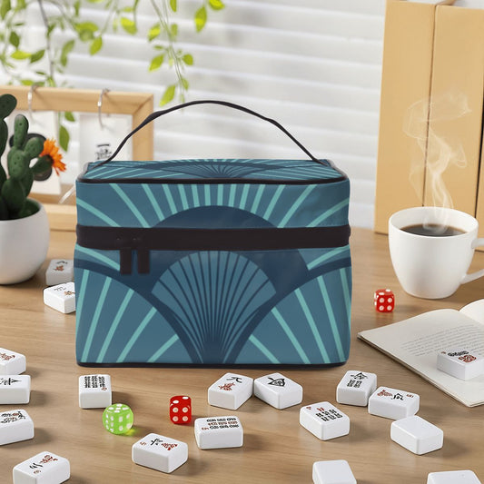Art Deco Portable Mahjong Tile Bag - Splash of Color Co.