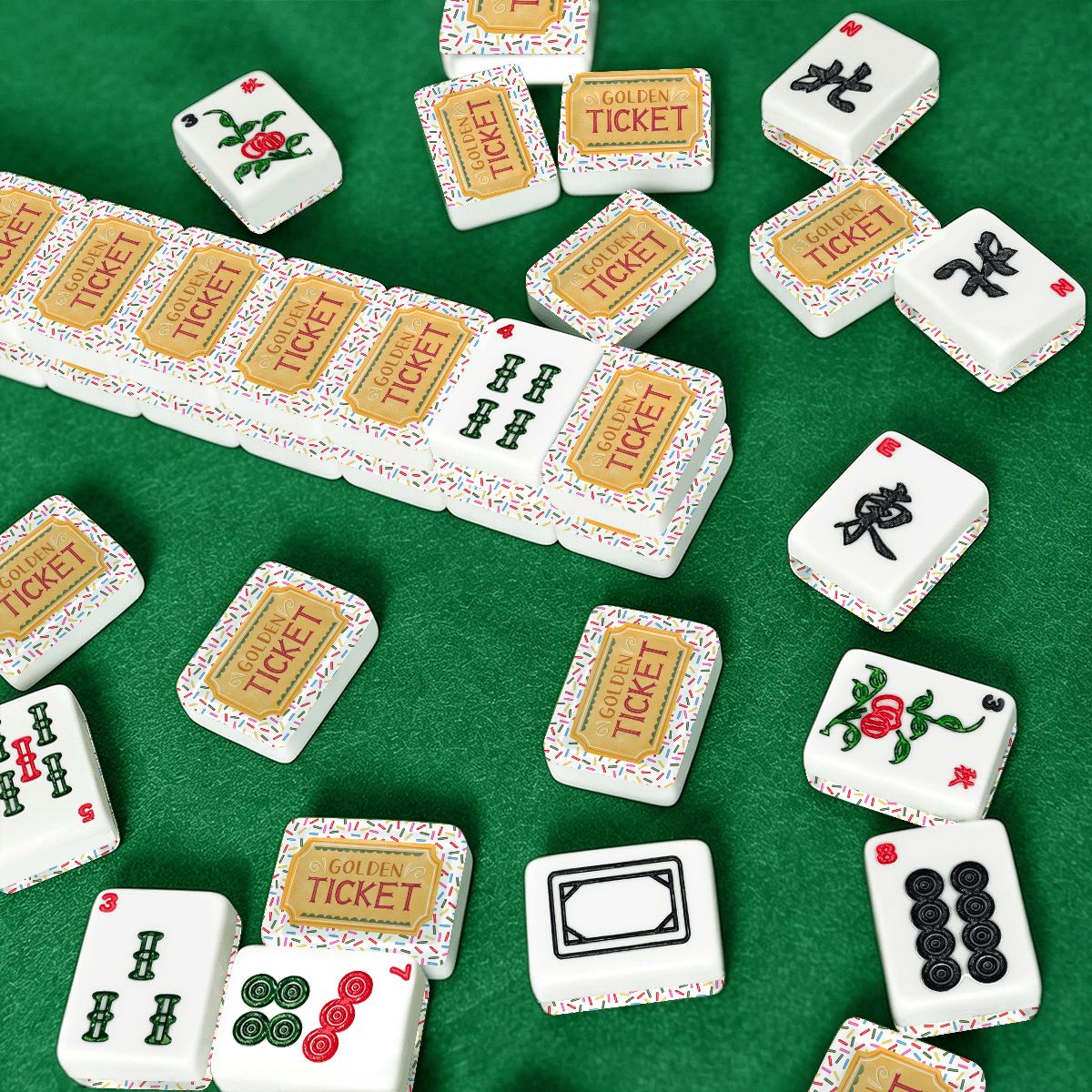 World Of Imagination American Mahjong Tiles With Carry Case - Splash of Color Co.