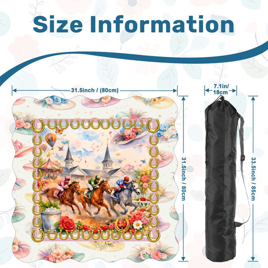Kentucky Derby Scalloped Mahjong Mat - Splash of Color Co.