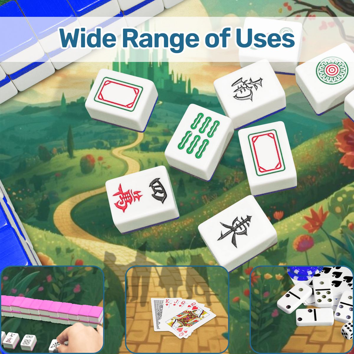 Wizard Of Oz Mahjong Mat Whimsical Land Of - Splash of Color Co.