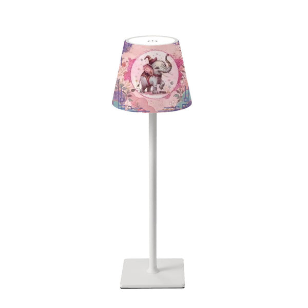 Tilley Tusk Whimsical Mahjong LED Cordless Table Lamp - Splash of Color Co.