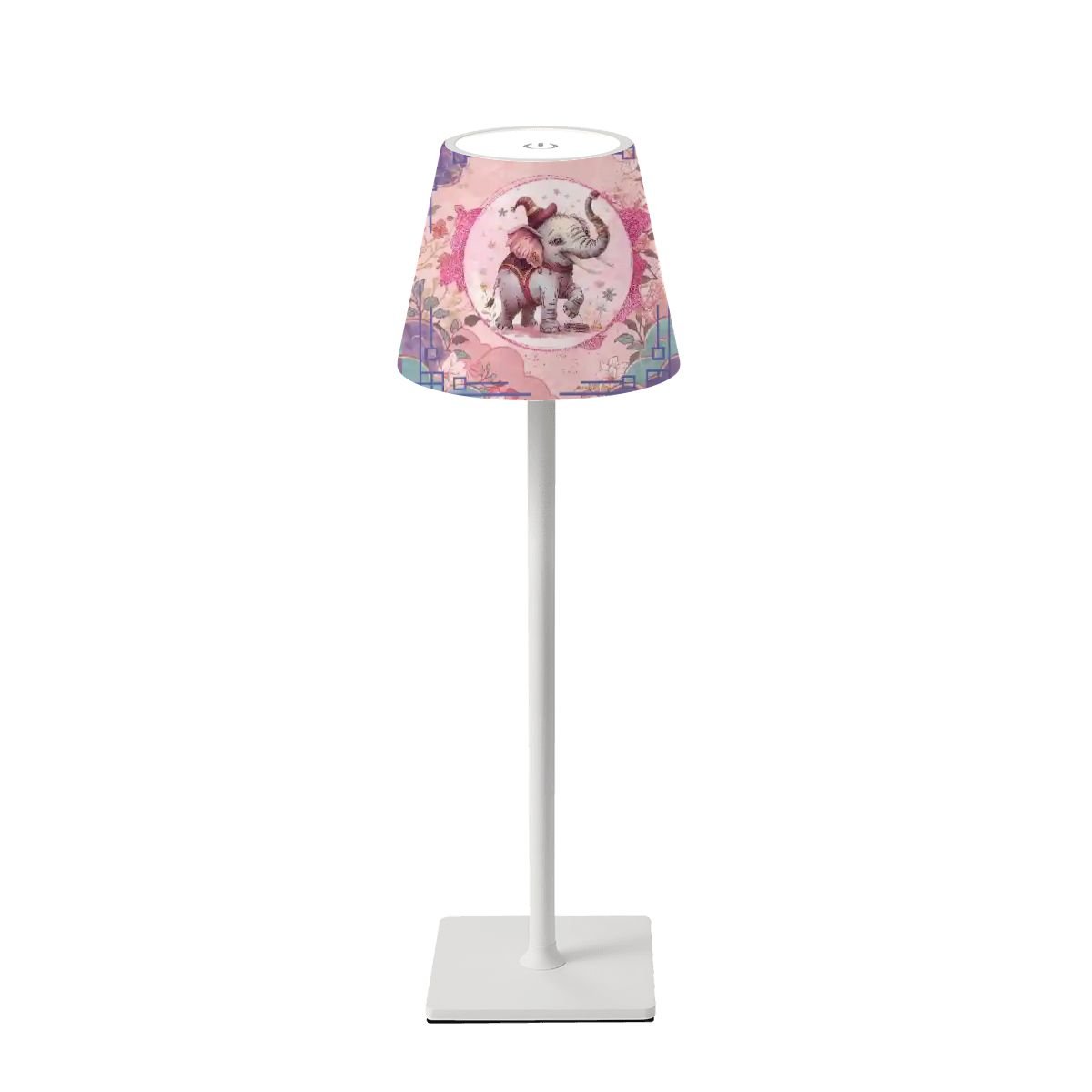Tilley Tusk Whimsical Mahjong LED Cordless Table Lamp - Splash of Color Co.