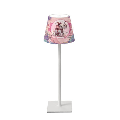 Tilley Tusk Whimsical Mahjong LED Cordless Table Lamp - Splash of Color Co.