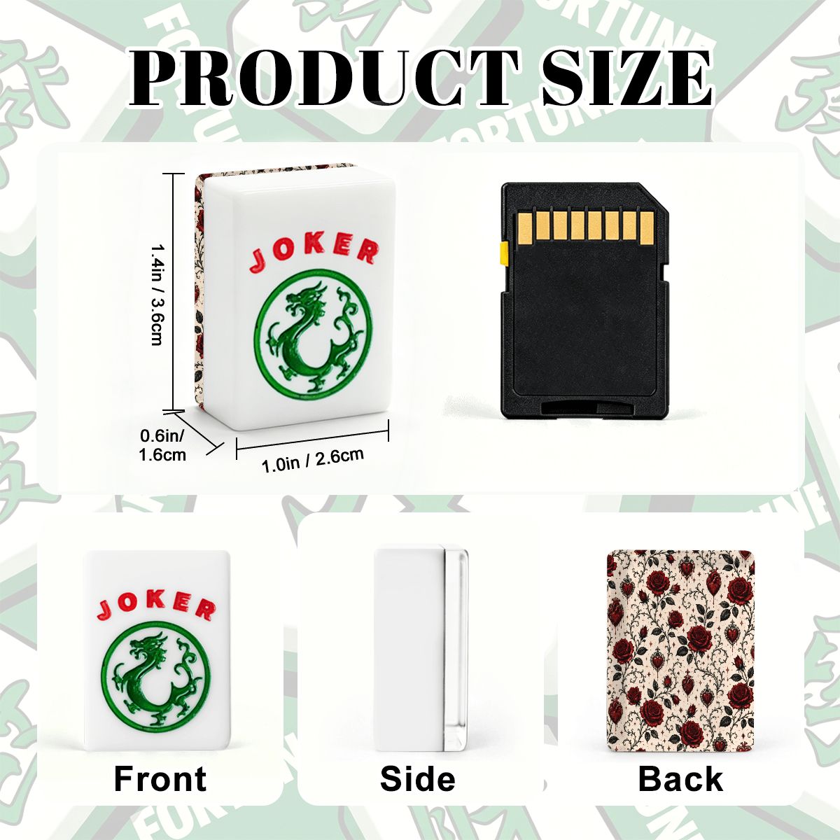 Edgar Allen Poe Gothic Roses American Mahjong Tiles And Carry Case - Splash Of Mahj And Color Co.
