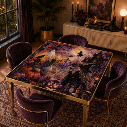 It Twas The Night Before Halloween Wicked Mahjong Mat