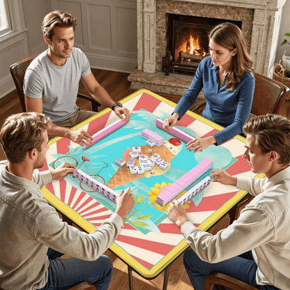 Summertime Summertime Mahjong Mat - Splash of Color Co.