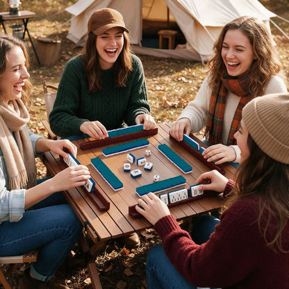 Teal Blue 3Layer Mini American Mahjong Set