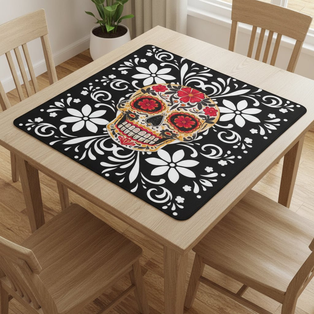 Sugar Skull Mahjong Mat - Splash of Color Co.