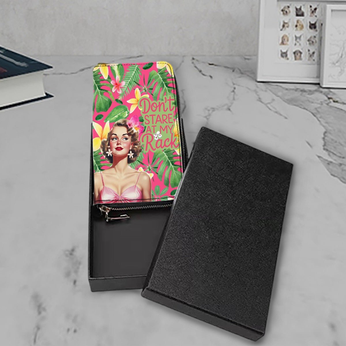 Funny Mahjong, Don't Stare At My Rack Clutch Wristlet Wallet for Women - Splash of Color Co.