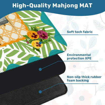 Houseplants And Critters Mahjong Mat - Splash of Color Co.