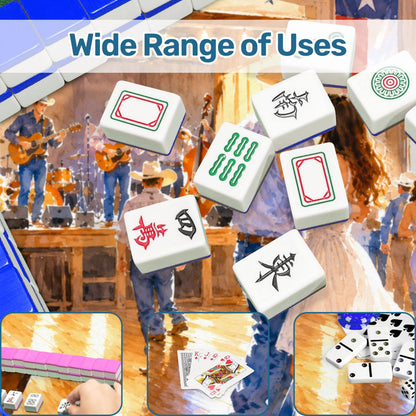Texas Honky Tonk Mahjong Mat - Splash Of Mahj And Color Co.