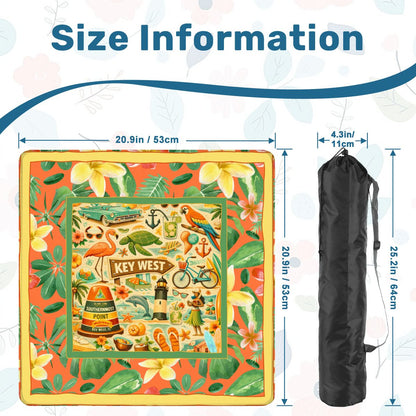 The Florida Keys Mini Travel Mahjong Mat - Splash of Color Co.