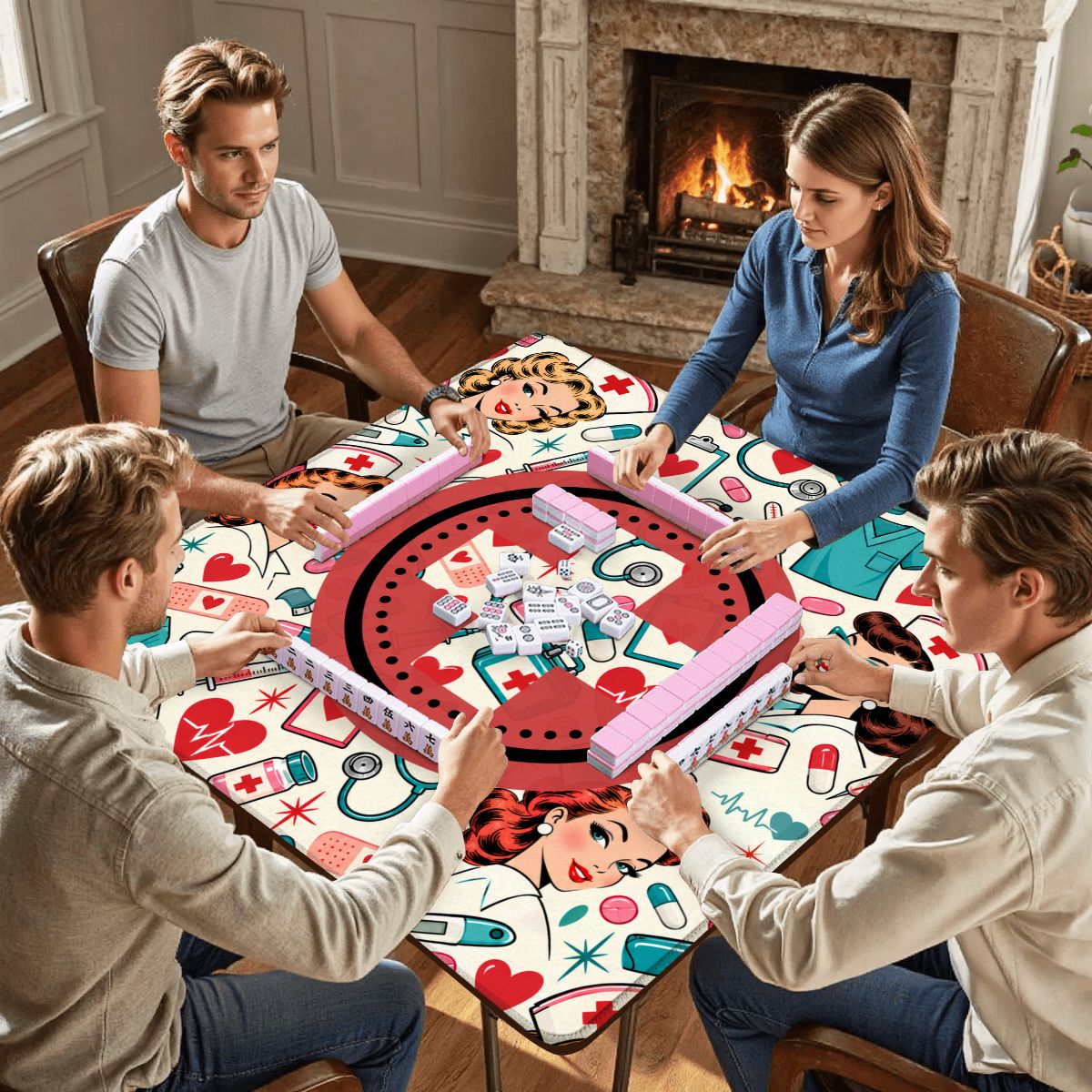 Mahj On Call Healthcare Mahjong Mat