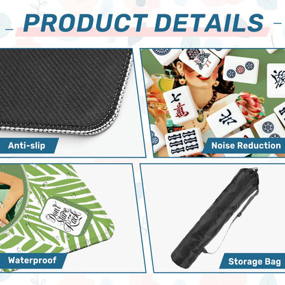 Funny Mahjong Mat, Don't Stare At My Rack - Splash of Color Co.