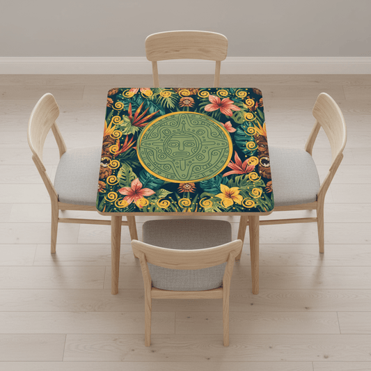 Tiki Time Infusion Tropical Mahjong Mat - Splash of Color Co.