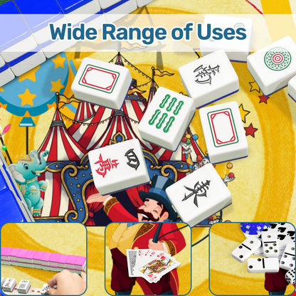 Send in the Clowns Circus Themed Mahjong Mat - Splash of Color Co.