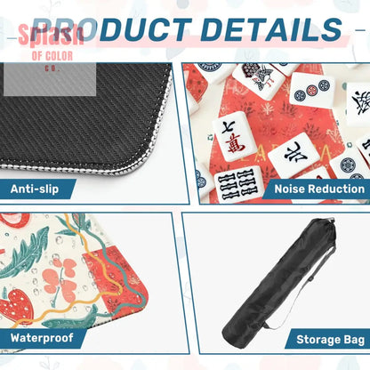 Alabama Proud Whimsical Folk Art Mahjong Mat - Daily Accessories